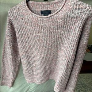 Rachel Roy Soft Pink Marled Crewneck Sweater